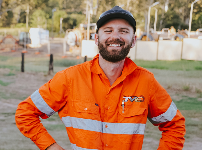 tve worker smiling